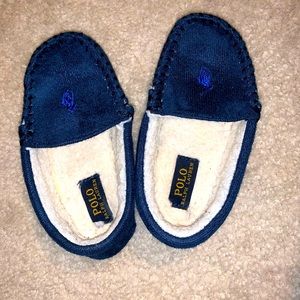 Toddler boys cozy moccasin